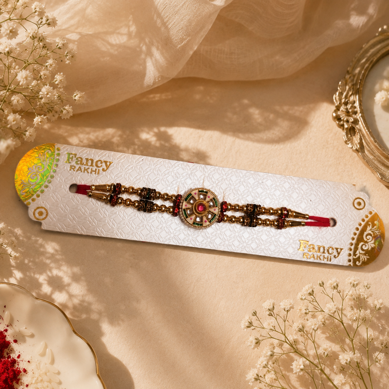 Fancy Traditional Designer Rakhi