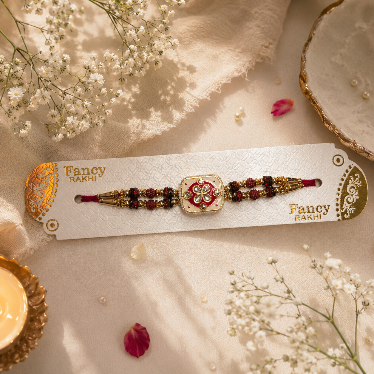 Fancy Floral Designer Rakhi